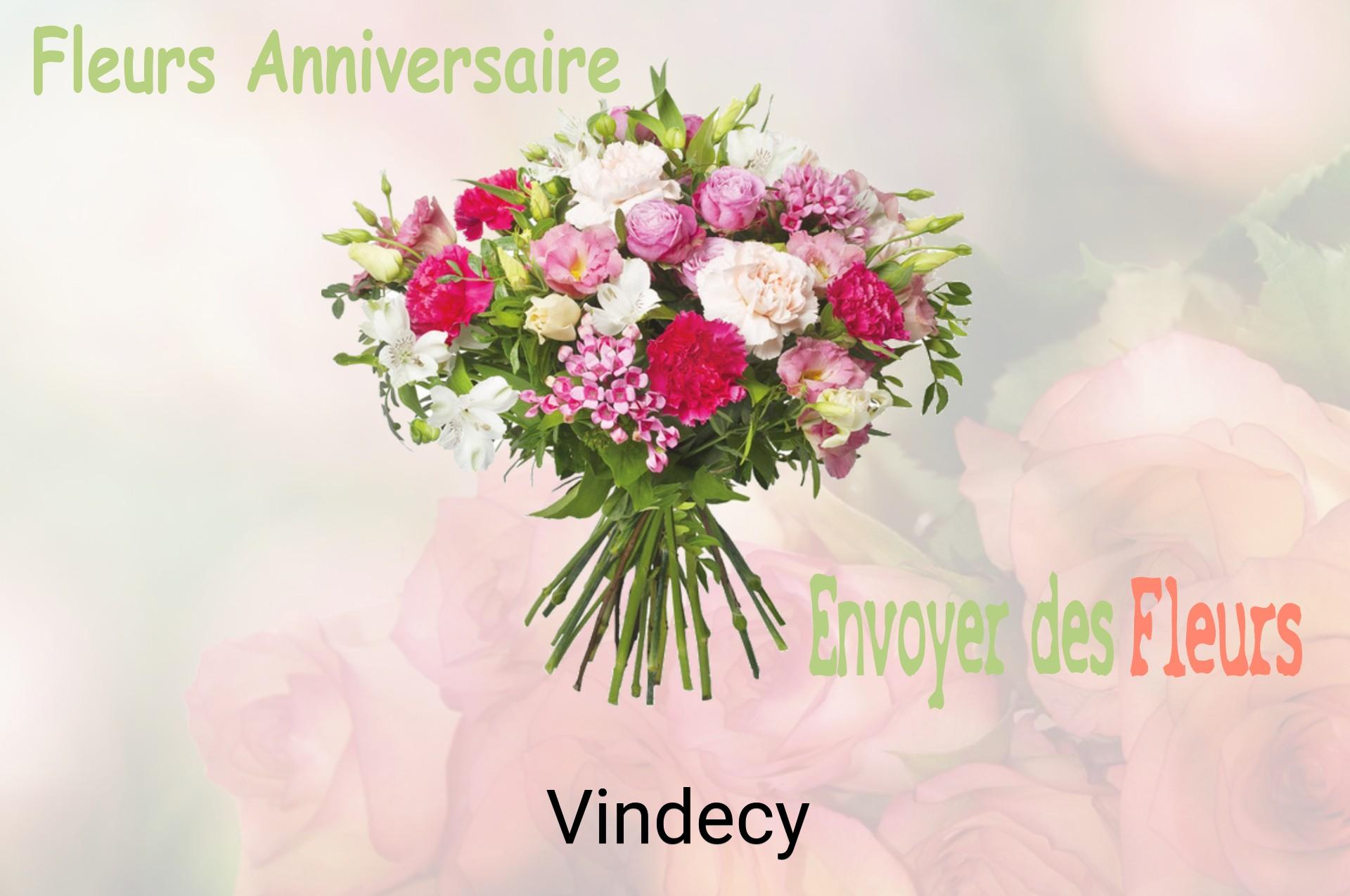 Bouquet de fleurs d’anniversaire livré à Vindecy